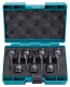 Makita Zubehör T-Schlagnuss-Set 7-tlg. IMPACT BLACK