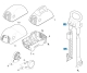 KÄRCHER Ersatzteile Hochdruckreiniger K 490M-PLUS-WALZ*EU 1.141-913.0-A Einzelteile Haube