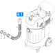 KÄRCHER Professional Ersatzteile Sauger NT 55/1 Tact EU 1.146-800.0 Ablassschlauch
