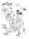 Ersatzteile Columbia Motormäher mit Antrieb RD 51 SSL Typ: 127-3590 (1987) Grundgerät