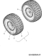 Ersatzteile Gutbrod Rasentraktoren DLX 96 SA Typ: 13AA606F690 (2004) Räder vorne 15x6
