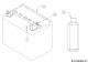 Ersatzteile MTD Rasentraktor Sprinto Typ: 13B-33E-678 (2007) Batterie