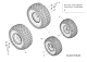 Cub Cadet Ersatzteile Zero Turn All Rounder 1050 17AH9BKP603 (2007) Räder