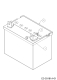 Cub Cadet Ersatzteile Zero Turn All Rounder 1050 17AH9BKP603 (2007) Batterie