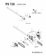 Ersatzteile Zubehör Motorsensen, Trimmer Kettensäge PS 720 Typ: 41BJPS-C954 (2010) Grundgerät
