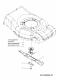 Ersatzteile Fleurelle Motormäher mit Antrieb FBM 46 RH-OHV Typ: 12C-J6M2619 (2010) Messer, Messeraufnahme, Mulchstopfen
