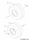 Ersatzteile MTD Rasentraktor DL 920 H Typ: 13H271KE677 (2018) Räder hinten