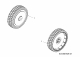 Ersatzteile Cmi Motormäher 48 B Typ: 11C-J60G620 (2010) Räder 180mm
