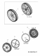 Ersatzteile MTD Benzin Rasenmäher mit Antrieb Yard Machines 21" Typ: 12A-B24T360 (2015) Räder