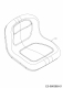 Ersatzteile MTD Rasentraktor 180/105 T Typ: 13AT76KN615 (2013) Sitz