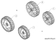 Cub Cadet Ersatzteile Motormäher CC 53 MO 11A-A0KC603 (2016) Räder