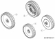 Ersatzteile MTD Benzin Rasenmäher mit Antrieb Optima 42 SPB Typ: 12A-LG5B600 (2013) Räder