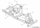 Ersatzteile MTD Rasentraktor Minirider 60 RD Typ: 13A625EC600 (2014) Rahmen