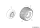 Cub Cadet Ersatzteile Zero Turn XZ5 L137 17AIEACI603 (2020) Räder