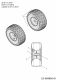 Ersatzteile MTD Rasentraktor Yard Machines 38 Typ: 13A1762F329 (2012) Räder vorne 15x6 ab 01.11.2012