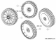 Ersatzteile Gutbrod Motormäher HB 46 B Typ: 11A-TQ5E690 (2017) Räder