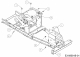 Ersatzteile MTD Rasentraktor Minirider 60 RDHE Typ: 13A521SC600 (2018) Rahmen