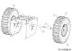 Cub Cadet Ersatzteile Schneefräsen XS2 61 SWE 31AW5BLR603 (2022) Räder
