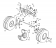 Ersatzteile WOLF-Garten Rasentraktor Trac OHV 7 Typ: 6205000 Serie C (2004) Räder vorne, Vorderachse