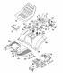 Ersatzteile WOLF-Garten Rasentraktor Trac OHV 7 Typ: 6205000 Serie C (2004) Rahmen, Sitz, Sitzwanne