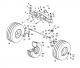 Ersatzteile WOLF-Garten Rasentraktor Trac OHV 6 Typ: 6200000 Serie B (2003) Räder vorne, Vorderachse