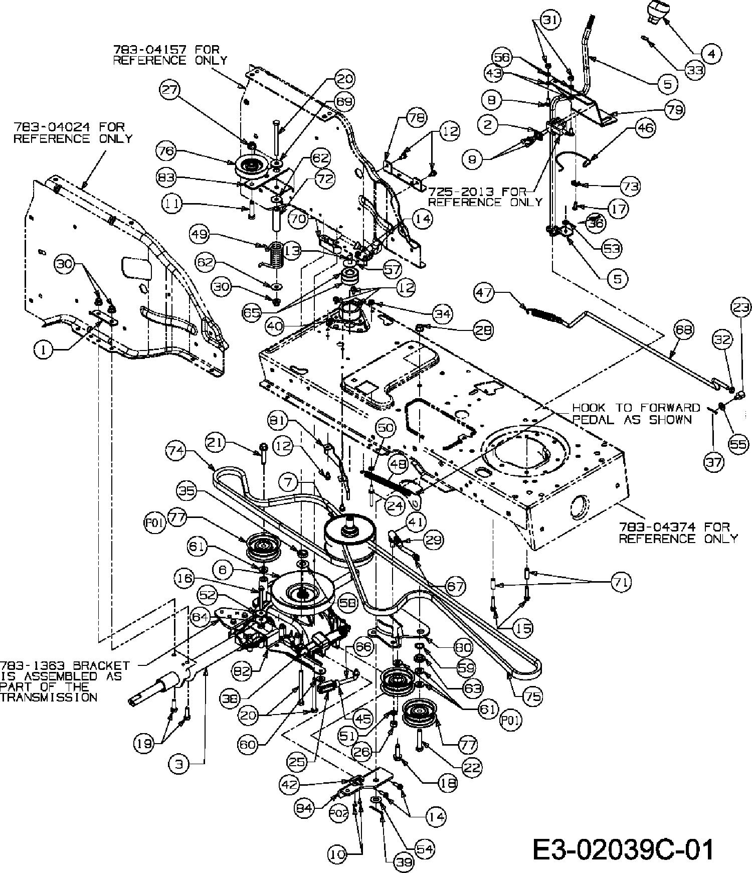 Ersatzteile YardMan Rasentraktoren AG 5170 Typ 13BW504G643 (2006
