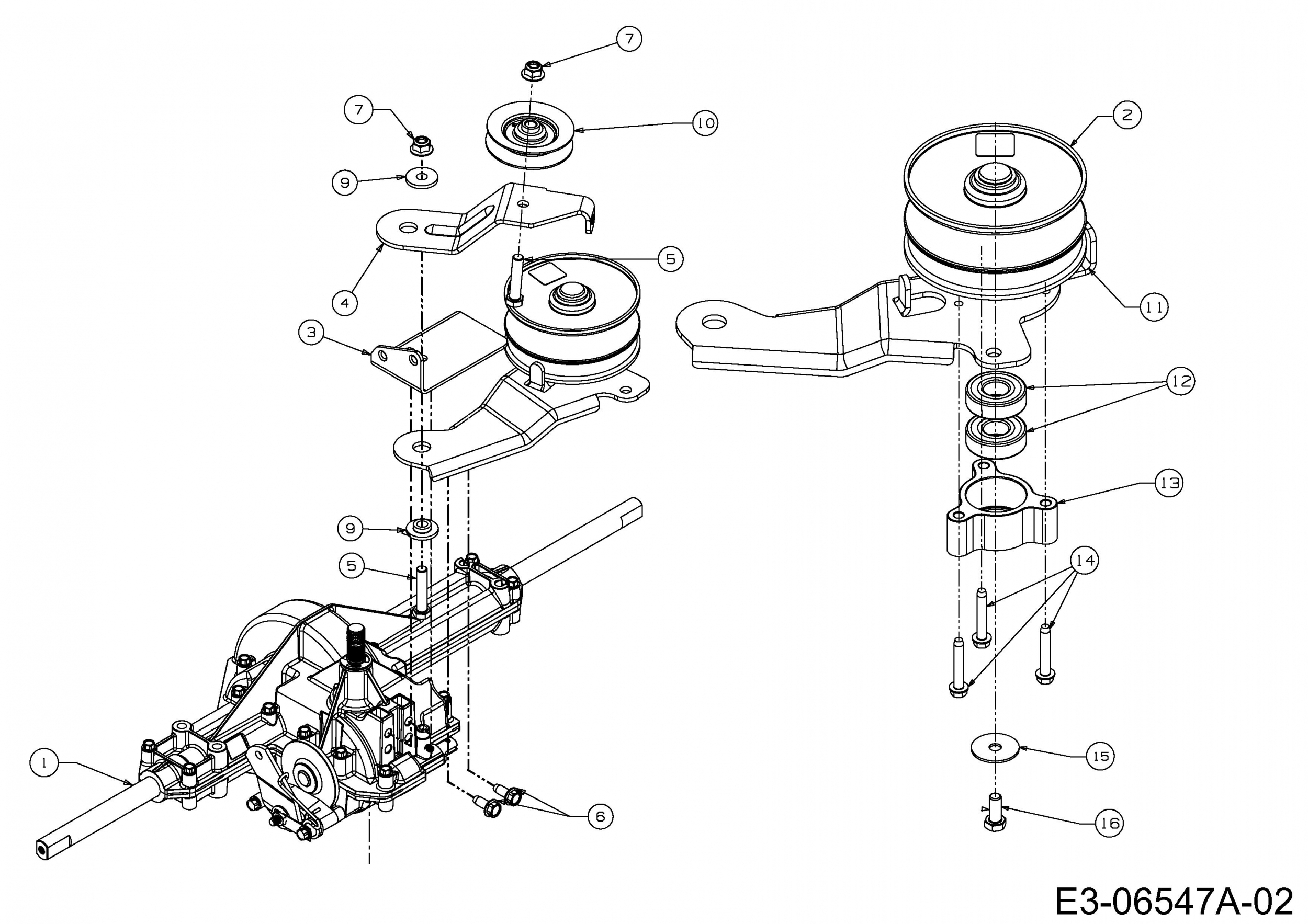 Frein De Lame SECURA Compatible MTD Smart RF 125 13CH765F600 (2013) - Pour Tracteur Tondeuse - Pièce De Rechange