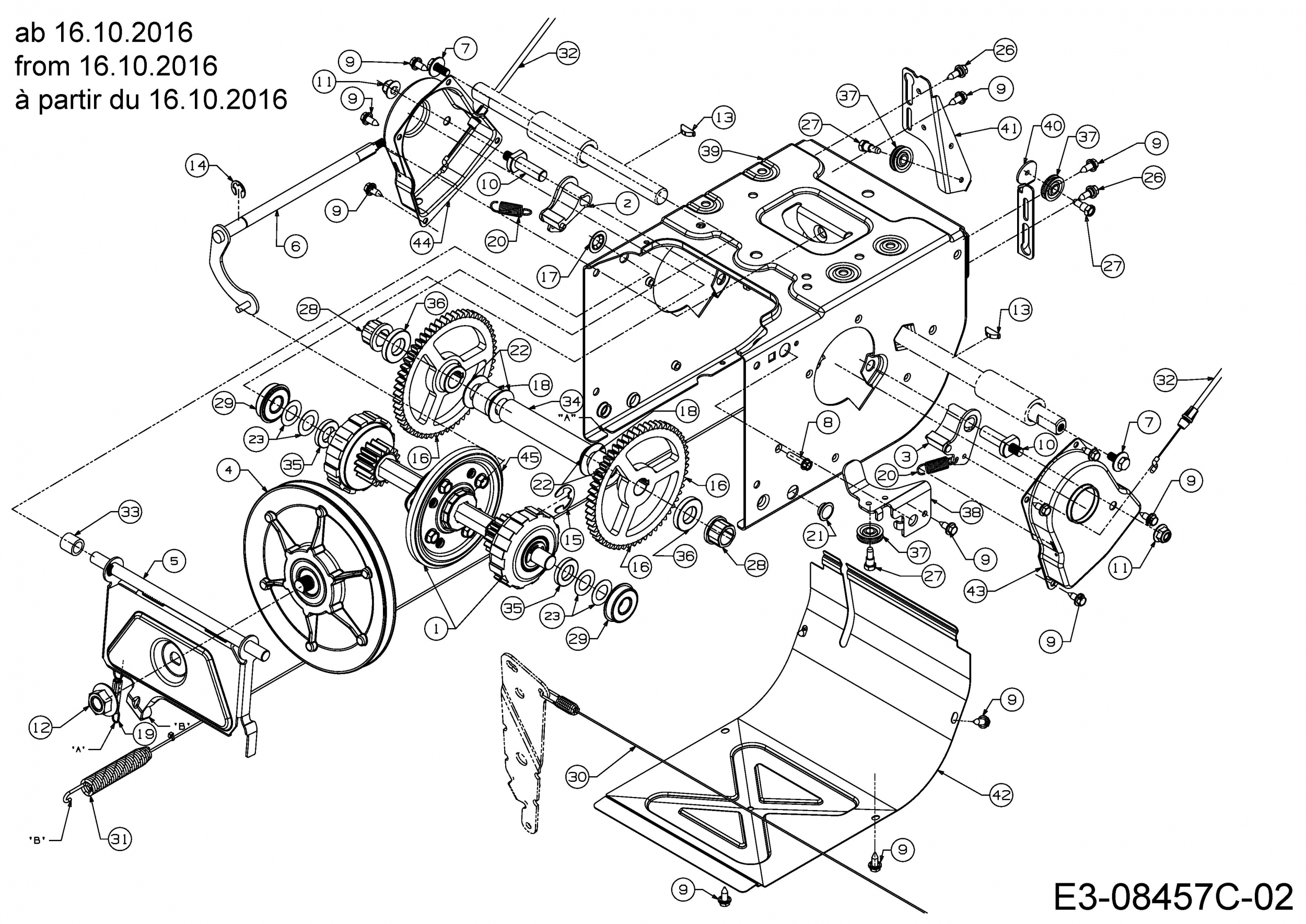 Ersatzteile MTD Schneefräse Optima ME 66 Typ: 31AY5FT3678 (2020)  Armaturenbrett - Ersatzteil-Fee