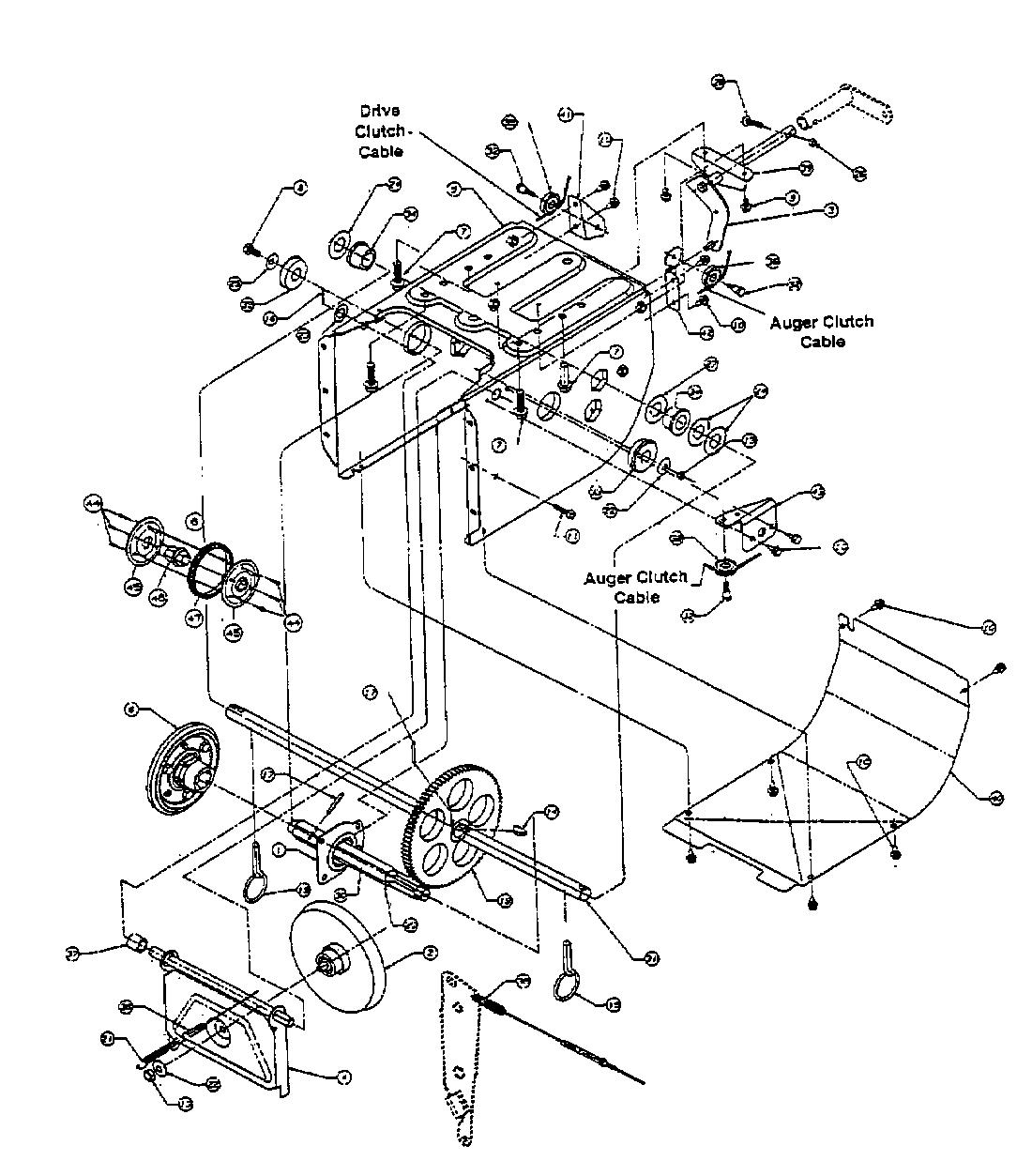 Ersatzteile MTD Schneefräse E 660 G Typ: 317E660G000 (1997