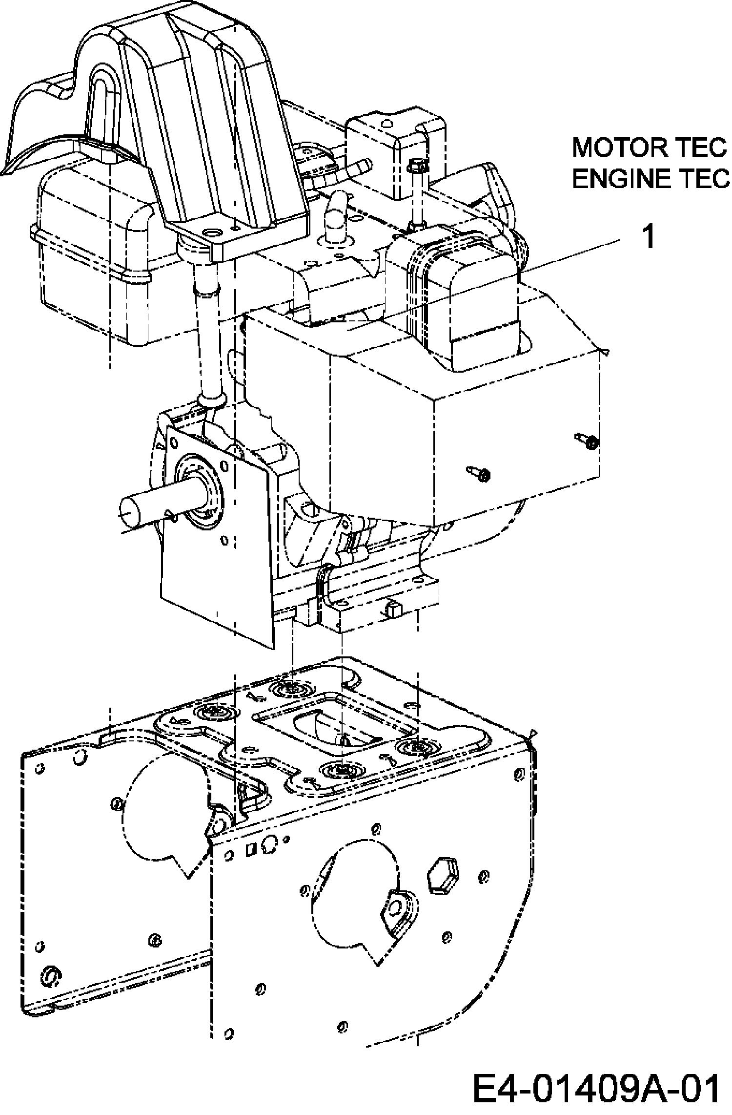 Gaszug / L = 1,17 m - für Schneefräse - MTD / (vgl.) Mod. 31AS6BCE799,  769-03261 / (vgl.) Orig. 746-04230