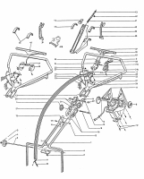 Ersatzteile WOLF-Garten Elektro Rasenmäher ohne Antrieb 4.46 E Typ: 6901000 Serie A  (1996) Holm 