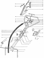 Ersatzteile WOLF-Garten Benzin Rasenmäher mit Antrieb 4.46 BA Typ: 6910580 Serie A  (1996) Holm 