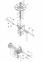 Ersatzteile WOLF-Garten Benzin Rasenmäher mit Antrieb 4.46 BA Typ: 6910580 Serie A  (1996) Getriebe 