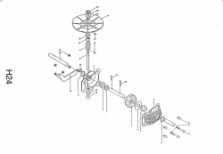 Ersatzteile WOLF-Garten Benzin Rasenmäher mit Antrieb 6.51 BA Typ: 6950580 Serie A  (1996) Getriebe 