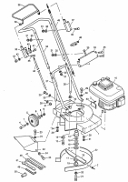 Ersatzteile WOLF-Garten Benzin Rasenmäher ohne Antrieb 42-PRO (Moto-Verte) Typ: 6060000 Serie A  (1999) Grundgerät 