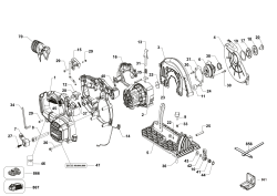 DEWALT Ersatzteile KREISSGE DCS565NT Typ: 1 XJ