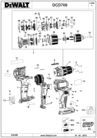 DEWALT Ersatzteile BOHRER/ANTRIEB DCD709S2 Typ: 1 QW