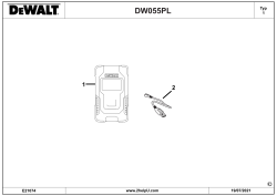 DEWALT Ersatzteile LASERDISTANZMESSGERÄT DW055PL Typ: 1 XJ