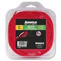 Arnold Ersatzteil Trimmerfaden AF 3.4, 3.3 mm x 9 m, rot, rund, gedreht einfach online kaufen.