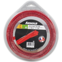 Arnold Ersatzteil Trimmerfaden AF 3.9, 3.3 mm x 18.3 m, rot, rund, gedreht einfach online kaufen.