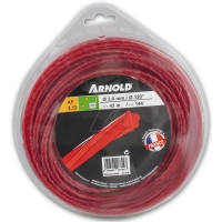 Arnold Ersatzteil Trimmerfaden AF 3.13, 3.0 mm x 43.9 m, rot, rund, gedreht einfach online kaufen.
