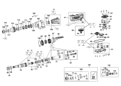 DEWALT Ersatzteile AKKU BOHRHAMMER DCH735X2 Typ: 1 QU