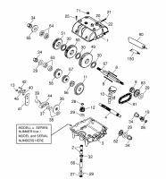 Ersatzteile WOLF-Garten  Cart OHV 2 Typ: 6190000 Serie A  (1998) Getriebe 