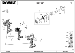 DEWALT Ersatzteile SCHLAGSCHRAUBENSCHL. DCF891N Typ: 1 XJ
