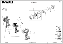 DEWALT Ersatzteile SCHLAGSCHRAUBENSCHL. DCF892N Typ: 1 XJ