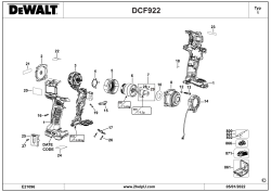 DEWALT Ersatzteile SCHLAGSCHRAUBENSCHL. DCF922D2T Typ: 1 QW