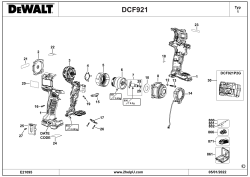 DEWALT Ersatzteile SCHLAGSCHRAUBENSCHL. DCF921P2G Typ: 1 QW