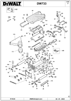 DEWALT Ersatzteile HOBEL-SPANNTIEFEN DW733 Typ: 2 QS