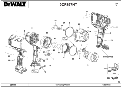 DEWALT Ersatzteile SCHLAGSCHRAUBENSCHL. DCF897N Typ: 4 XJ