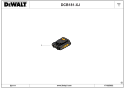DEWALT Ersatzteile BATTERIE DCB181 Typ: 1 XJ